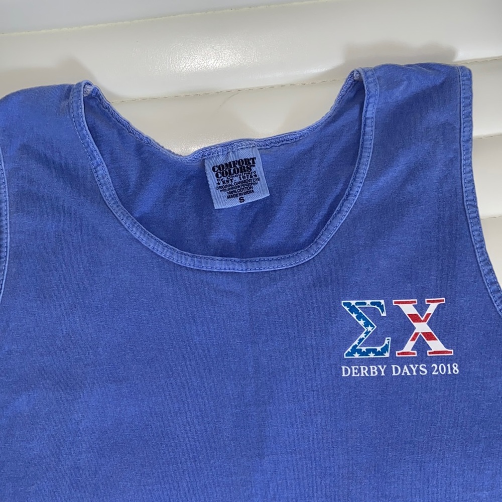 Sigma chi comfort colors muscle tank
